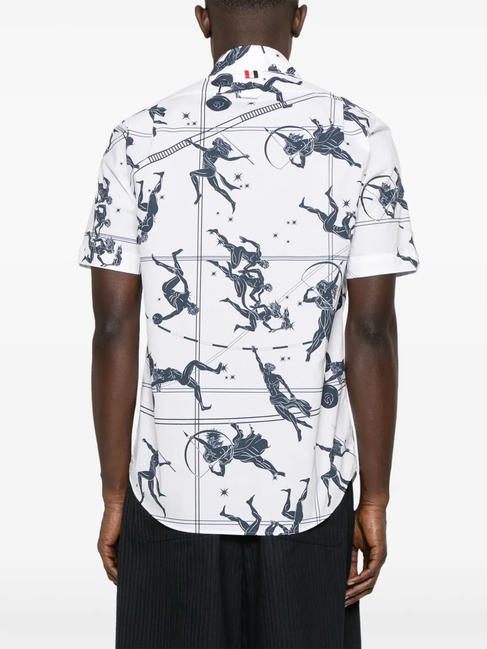 Thom Browne Overhemd met illustratie Wit