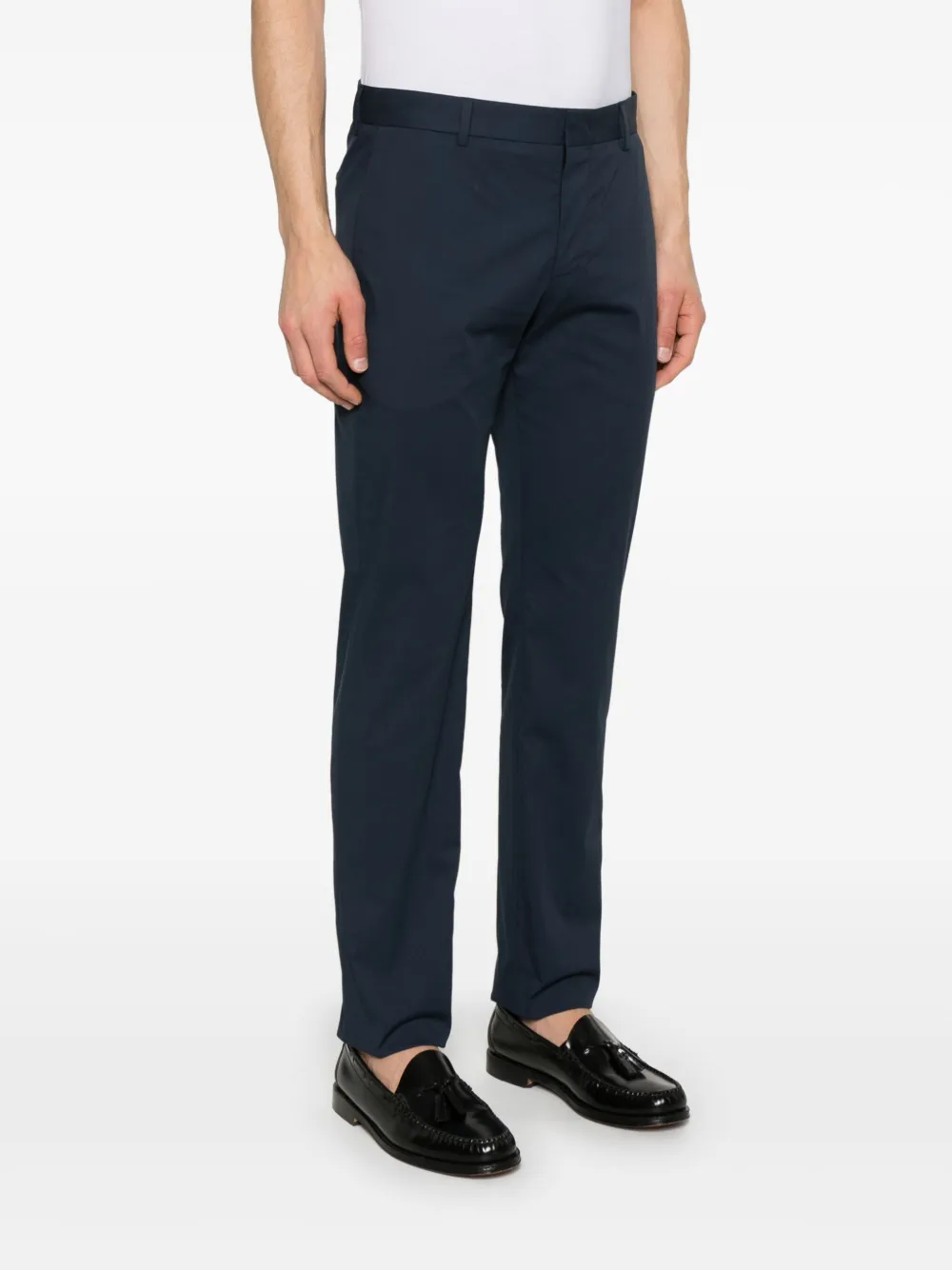 PT Torino Active broek met toelopende pijpen Blauw