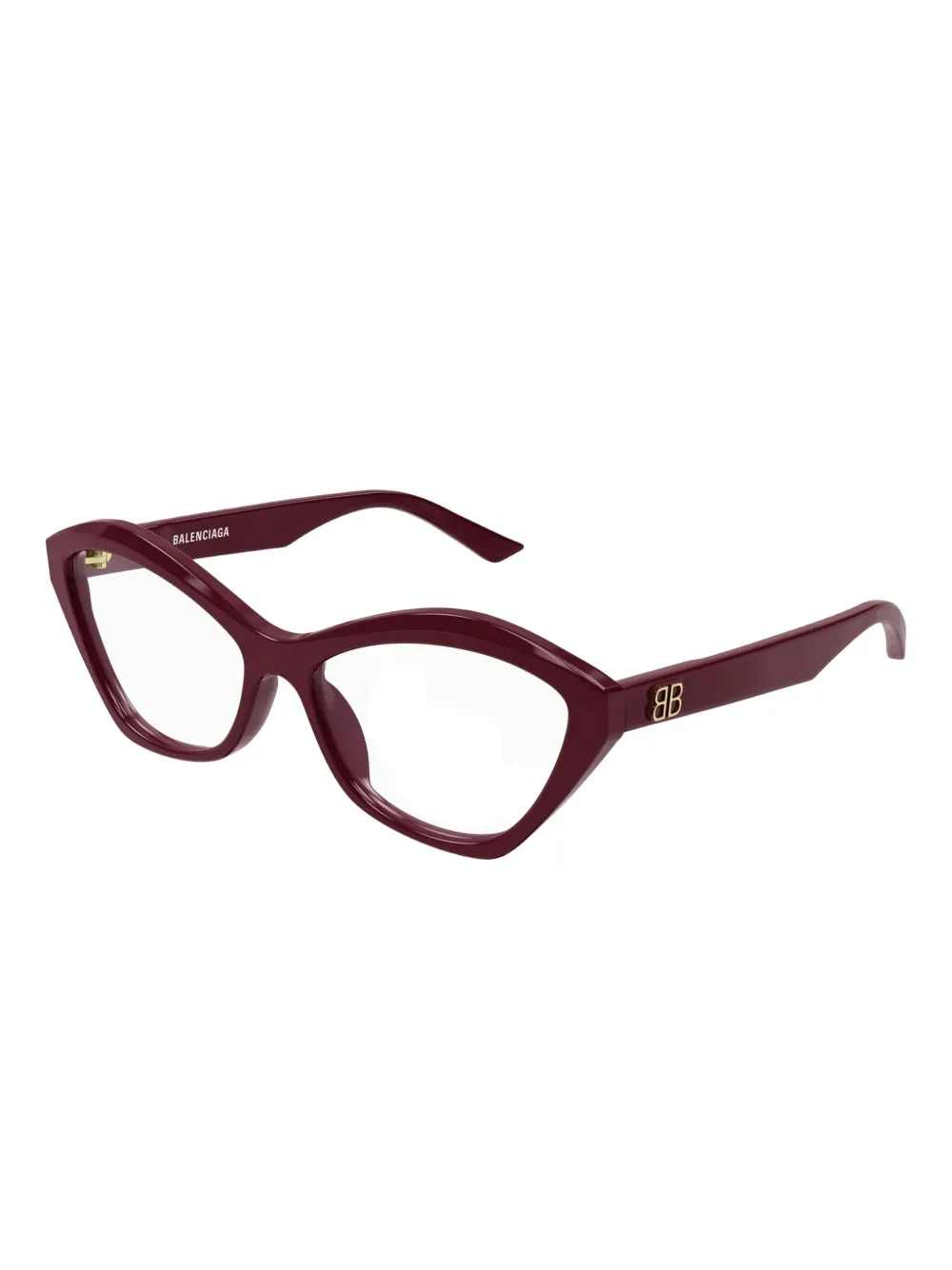 Balenciaga Eyewear Bril met geometrisch montuur Rood