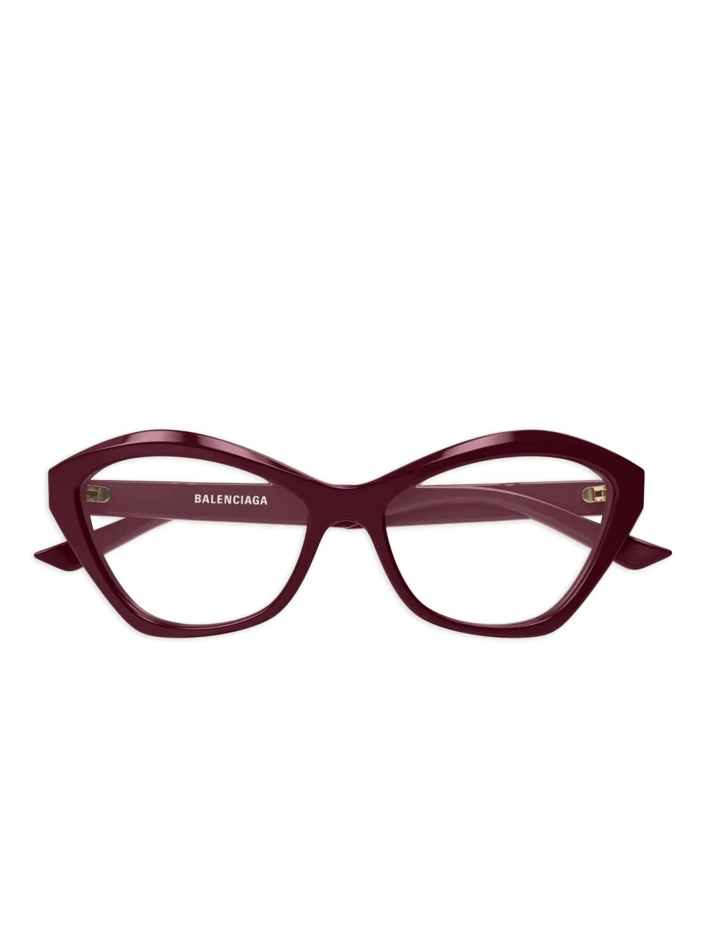 Balenciaga Eyewear Occhiali geometrici - Rosso