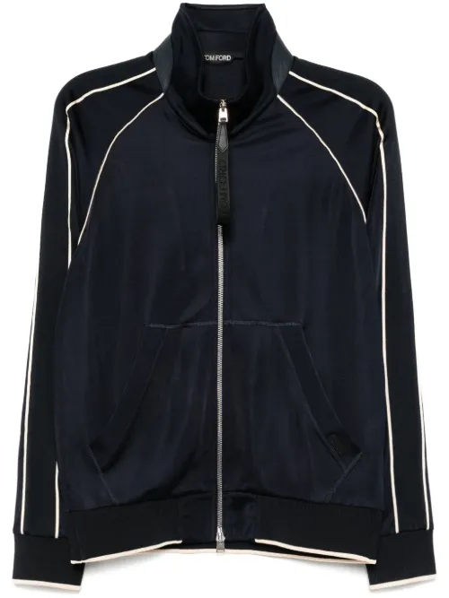 Veste de sport à liserés contrastants - TOM FORD - Modalova