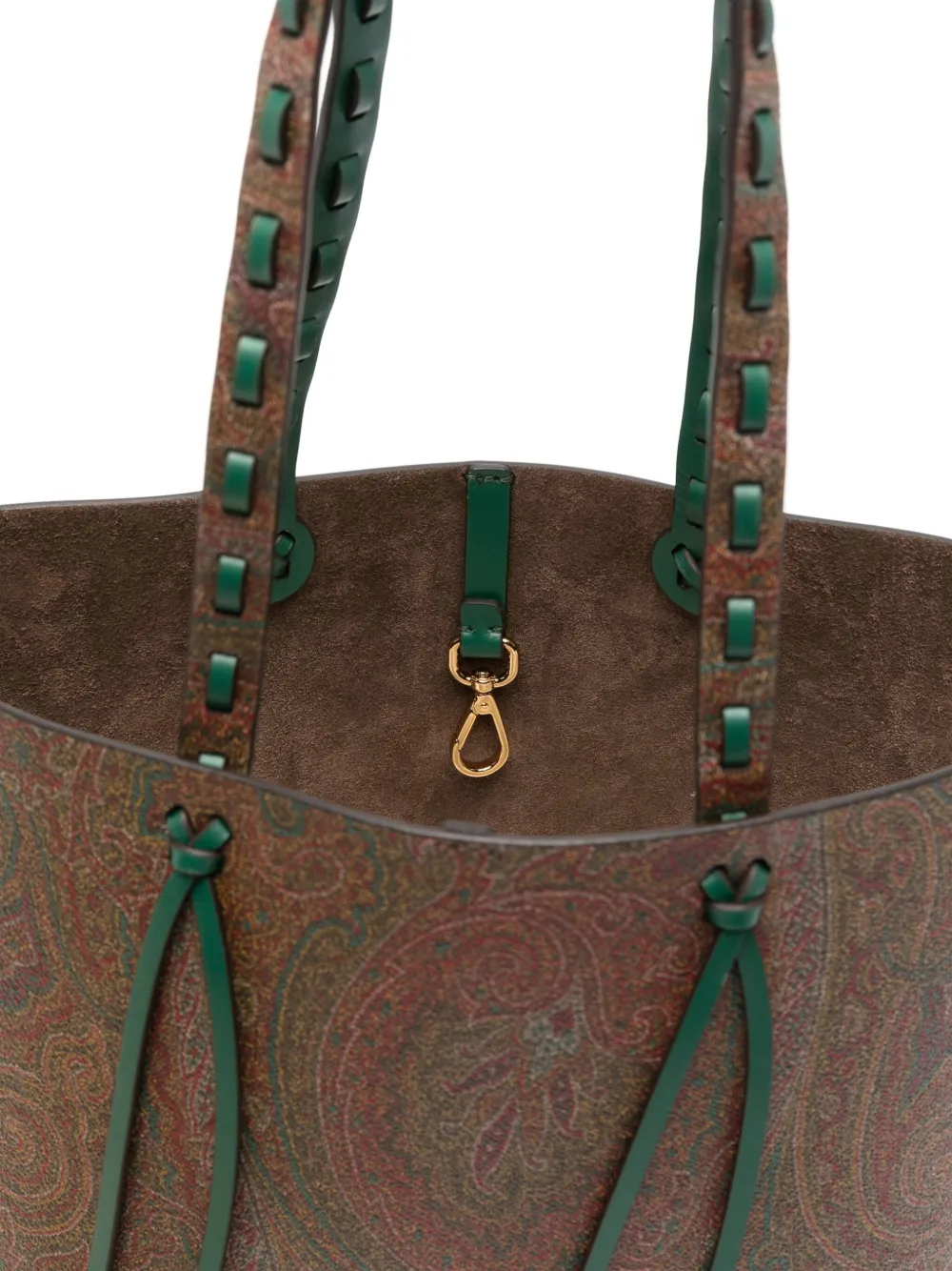 ETRO Shopper met paisley-print Bruin