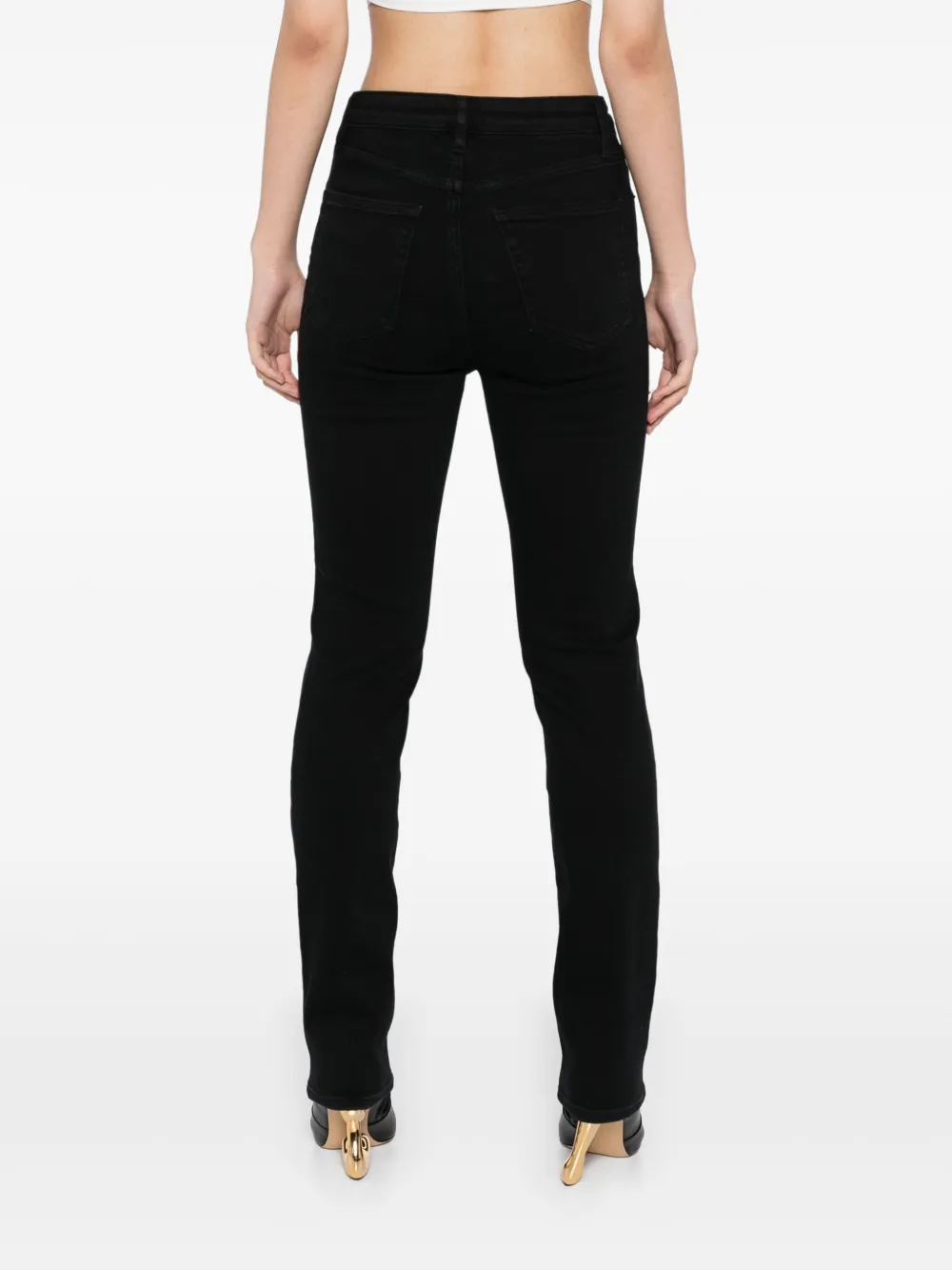 FRAME The Pencil jeans Zwart