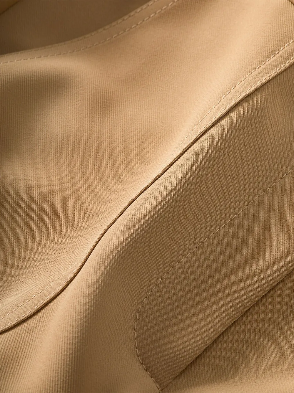 Veronica Beard Broek met opgestikte zak - Beige