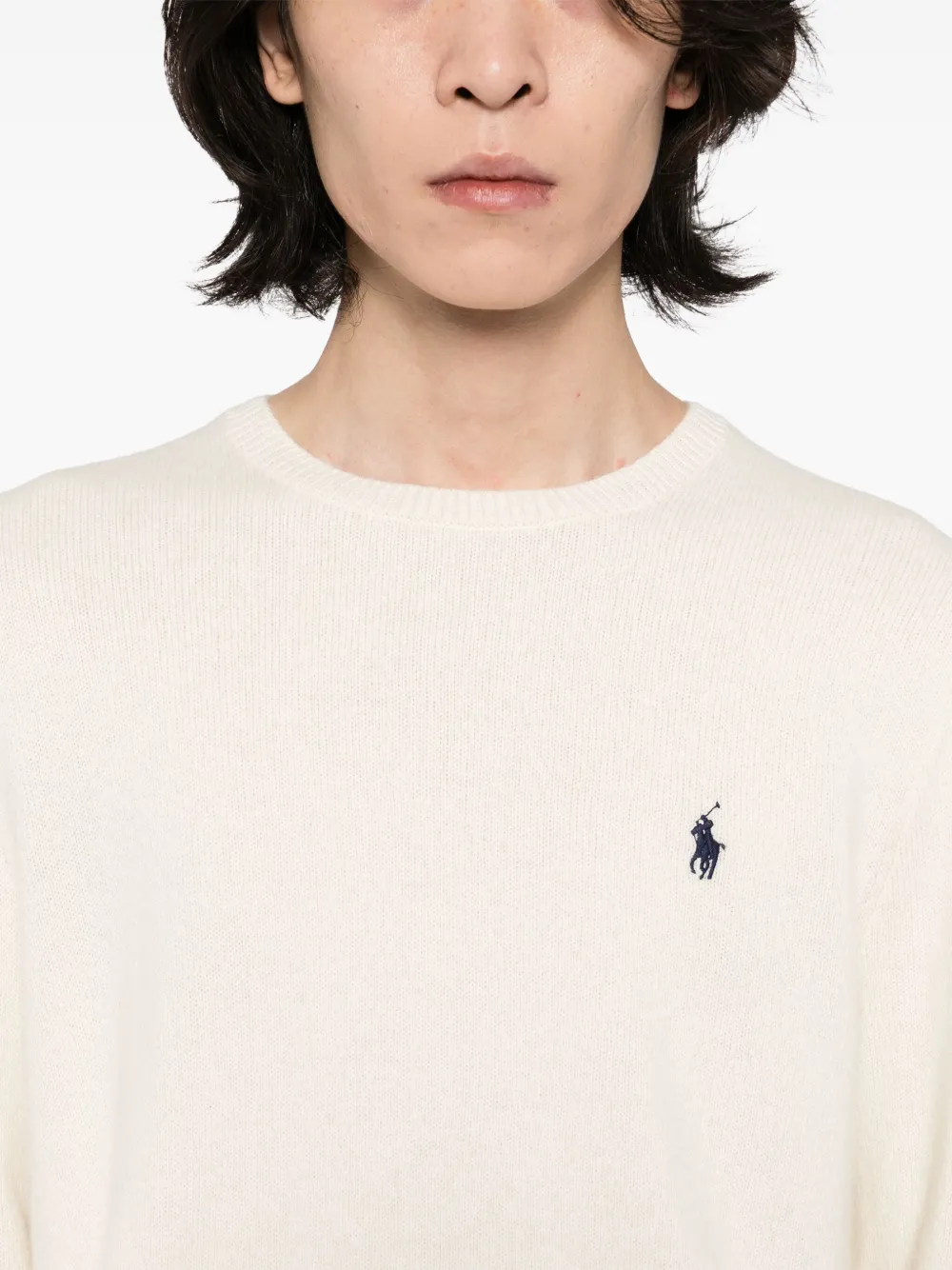 Polo Ralph Lauren Wollen trui met ronde hals Beige