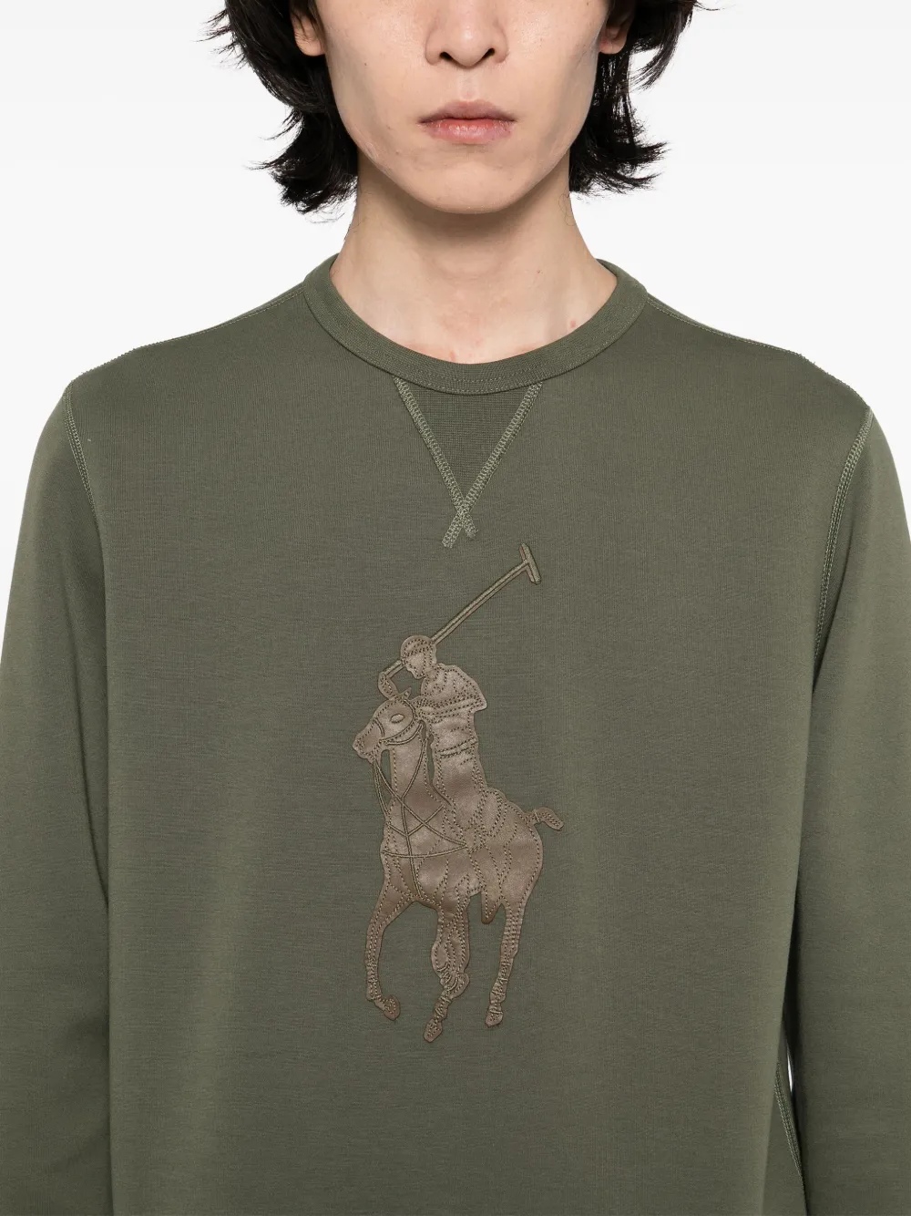 Polo Ralph Lauren Prl Vintage L Logo sweater Groen