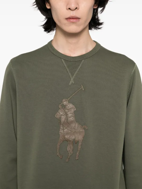 Polo Ralph Lauren Prl Vintage L ロゴ スウェットシャツ | グリーン