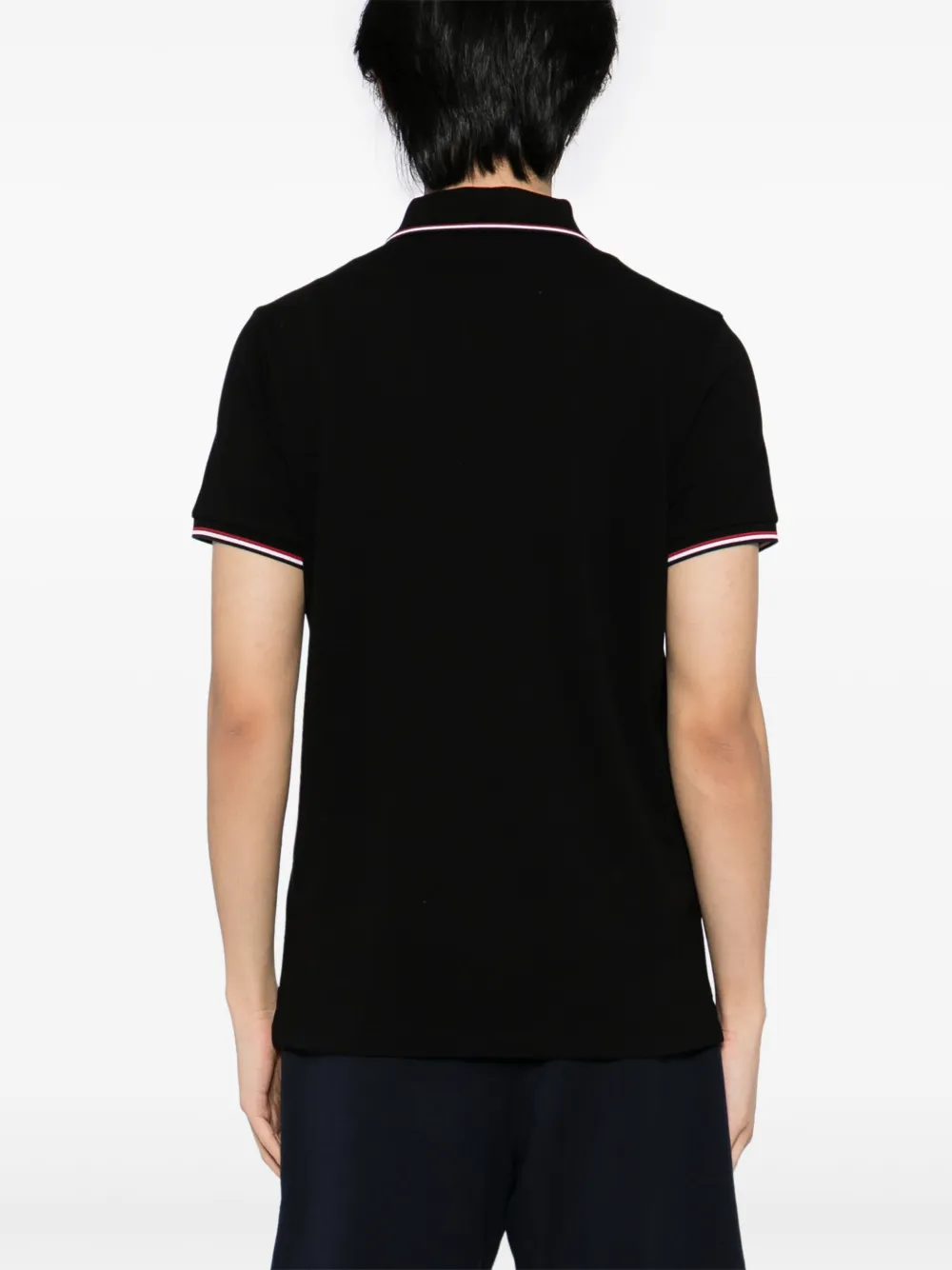 Moncler Katoenen poloshirt Zwart