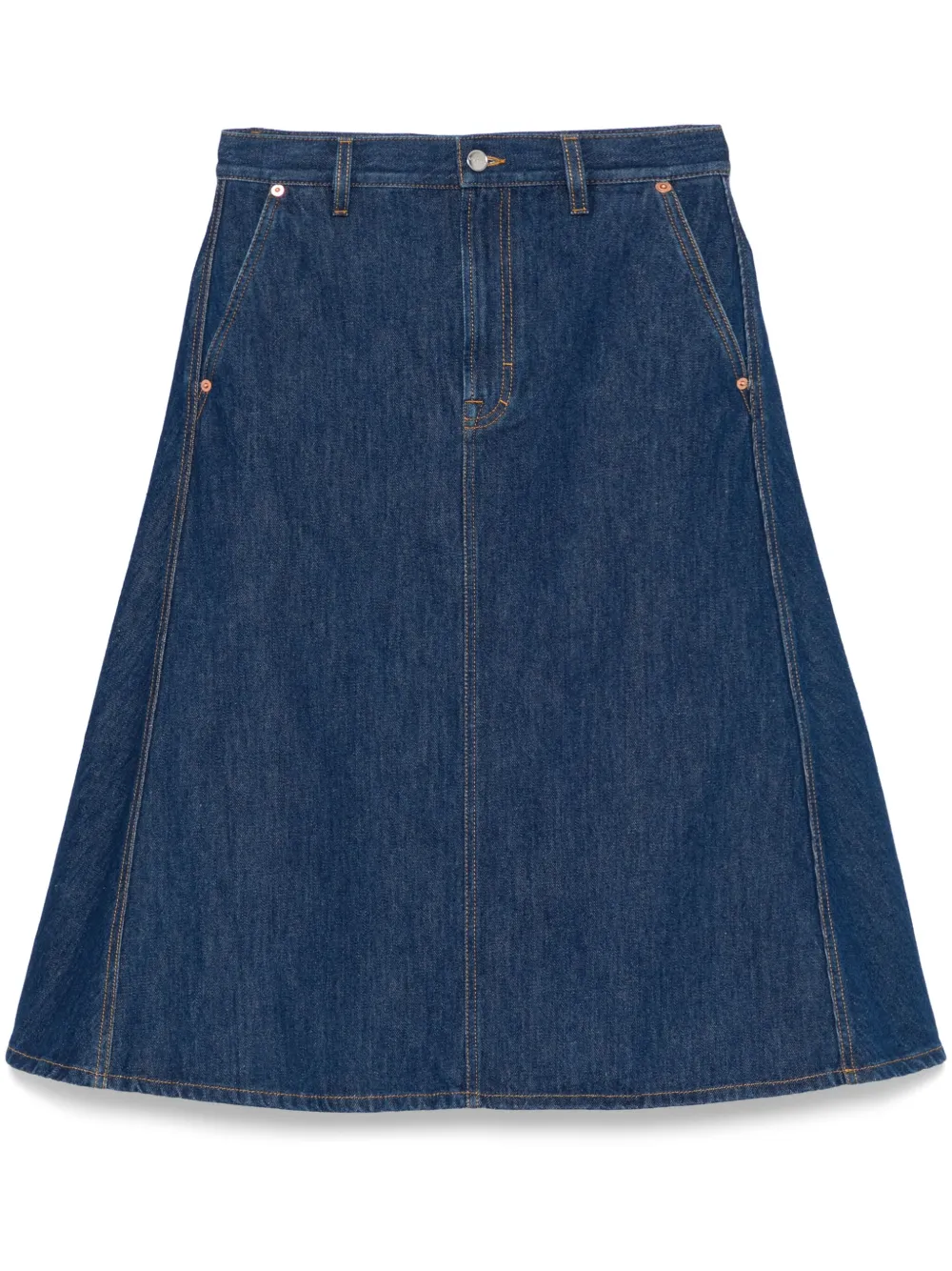 Gucci falda midi de mezclilla | azul | Image 1