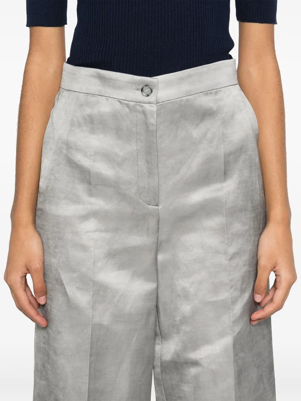 PINKO Broek met wijde pijpen Grijs