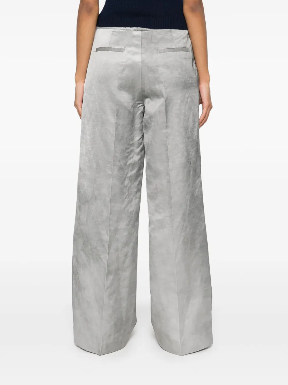 PINKO Broek met wijde pijpen Grijs