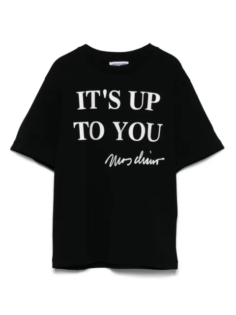 Moschino Kids slogan-print T-shirt