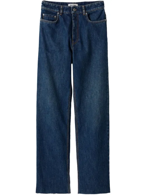 Miu Miu jean Denim - Bleu - Miu Miu - Modalova