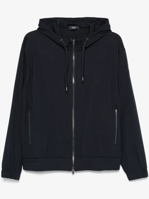 Herno logo-patch hoodie 