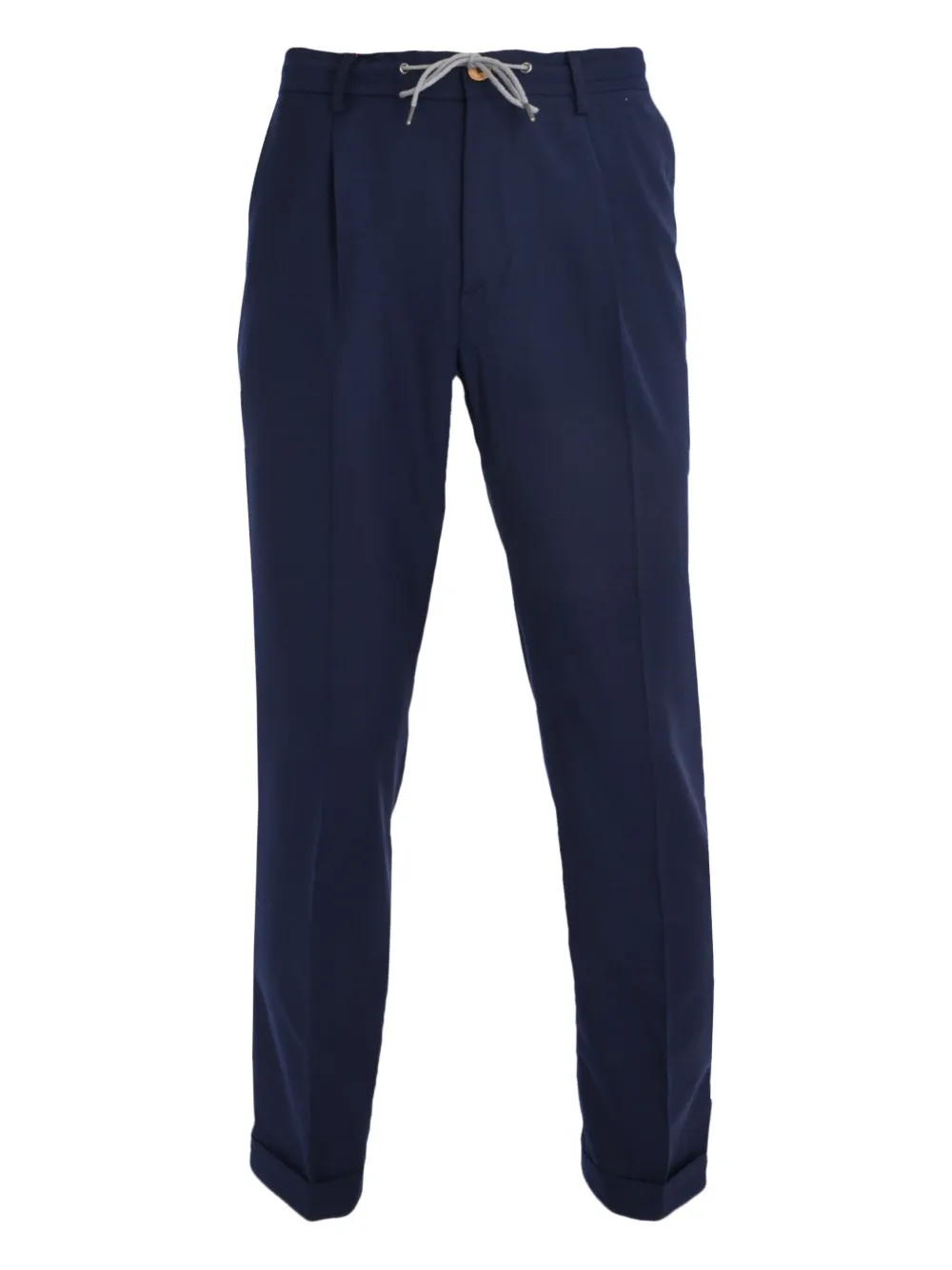 Luciano Barbera pleated drawstring trousers | azul | Image 1