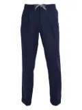 Luciano Barbera pleated drawstring trousers - Blue