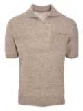 Luciano Barbera fine-knit polo shirt - Neutrals