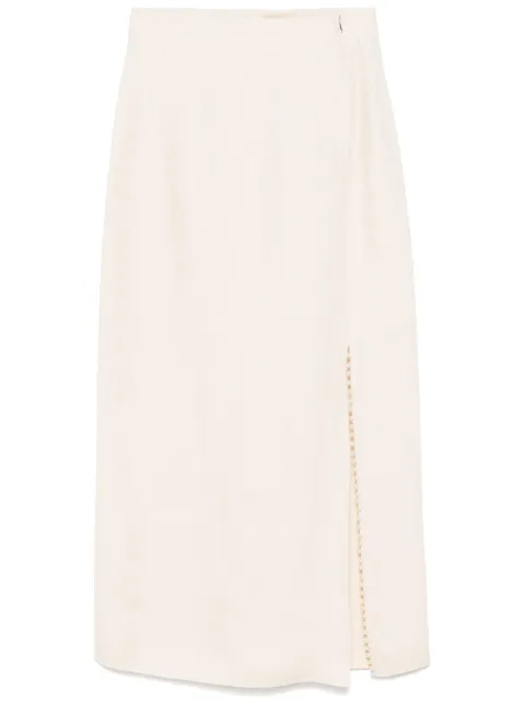 Alysi falda midi de lino