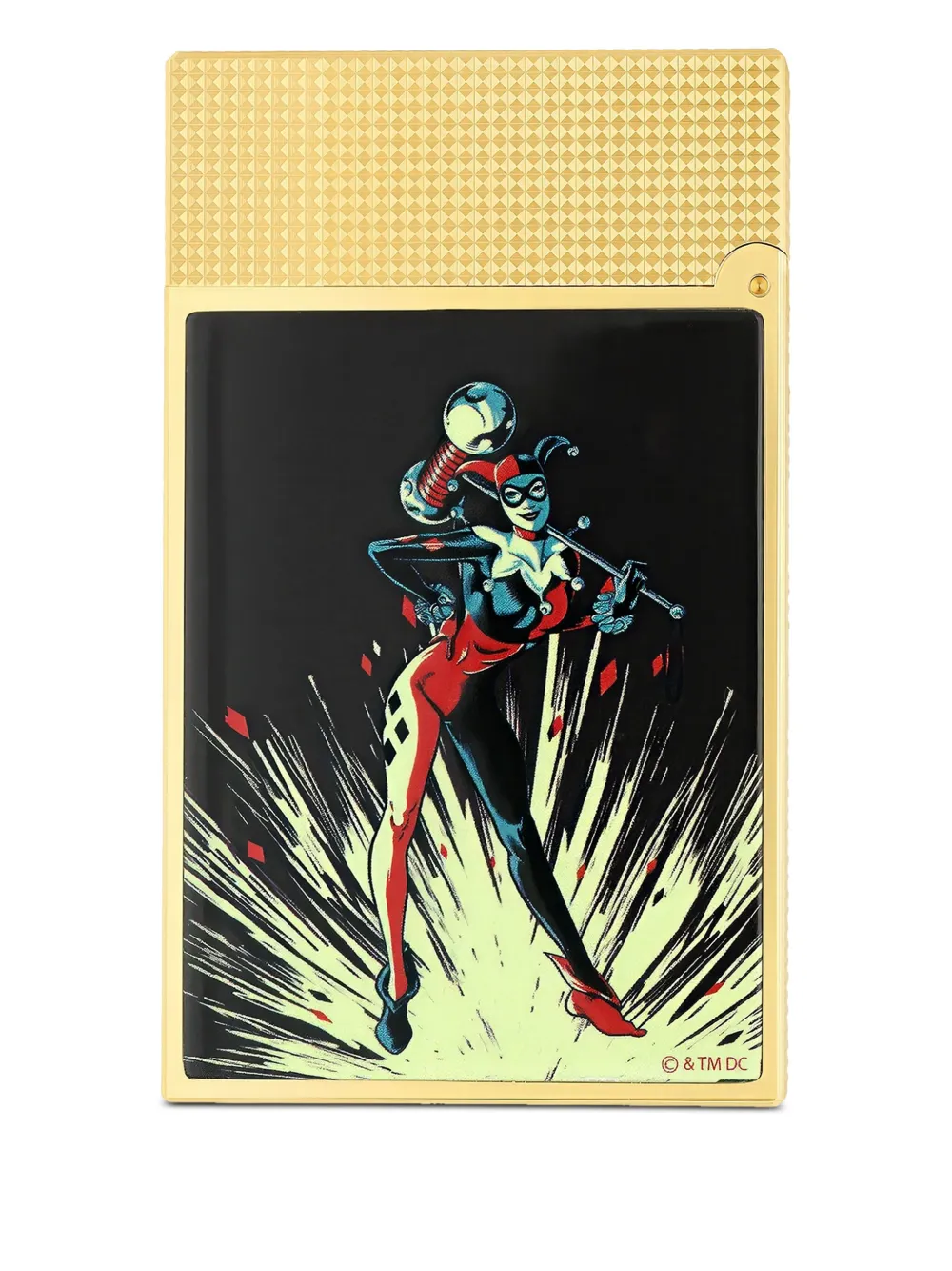 St Dupont Harley Quinn Lighter In Black