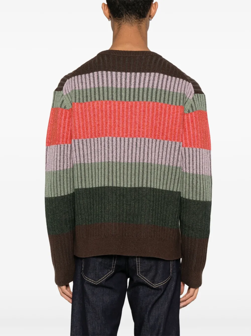 PS Paul Smith Gestreepte trui Groen