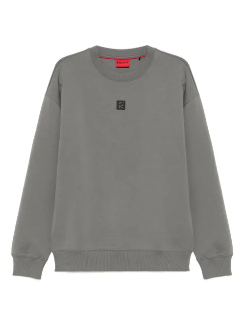 Sweat à patch Stacked-Logo - HUGO - Modalova