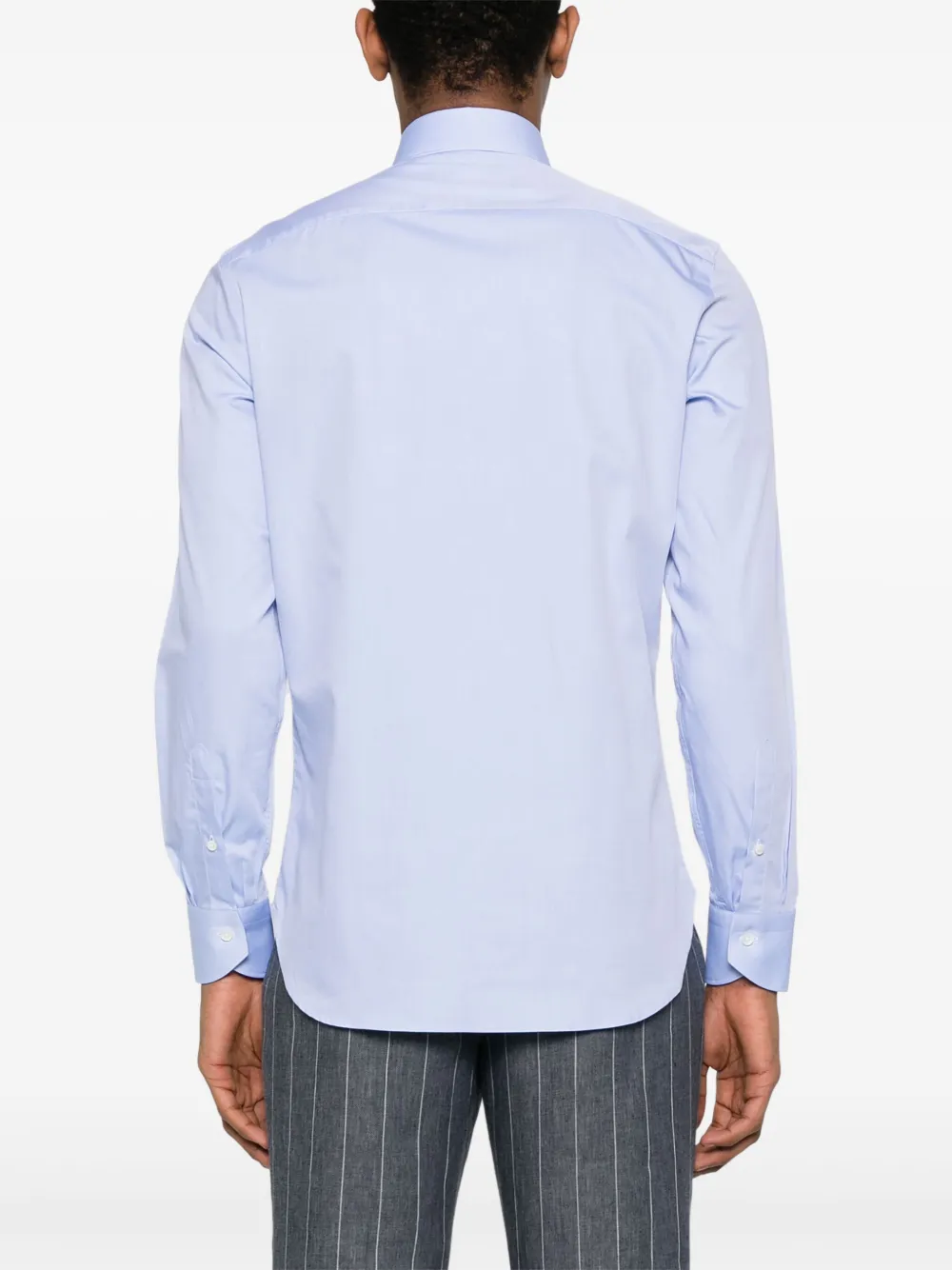 Canali Katoenen overhemd Blauw