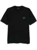 PS Paul Smith 'Happy' embroidered T-shirt - Black