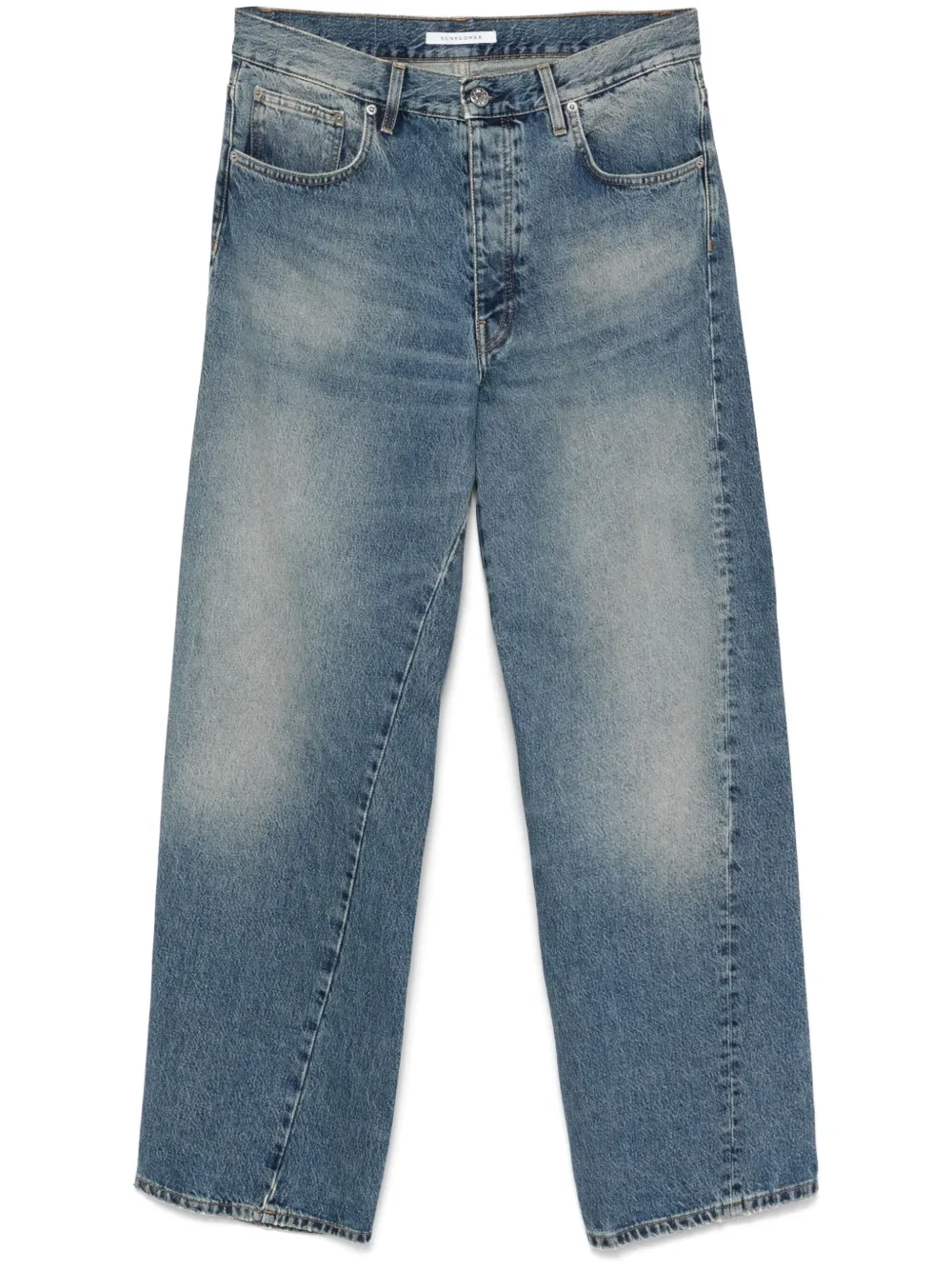 Sunflower Jeans met wijde pijpen Blauw