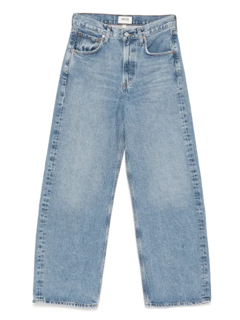 AGOLDE jeans con diseño curvo