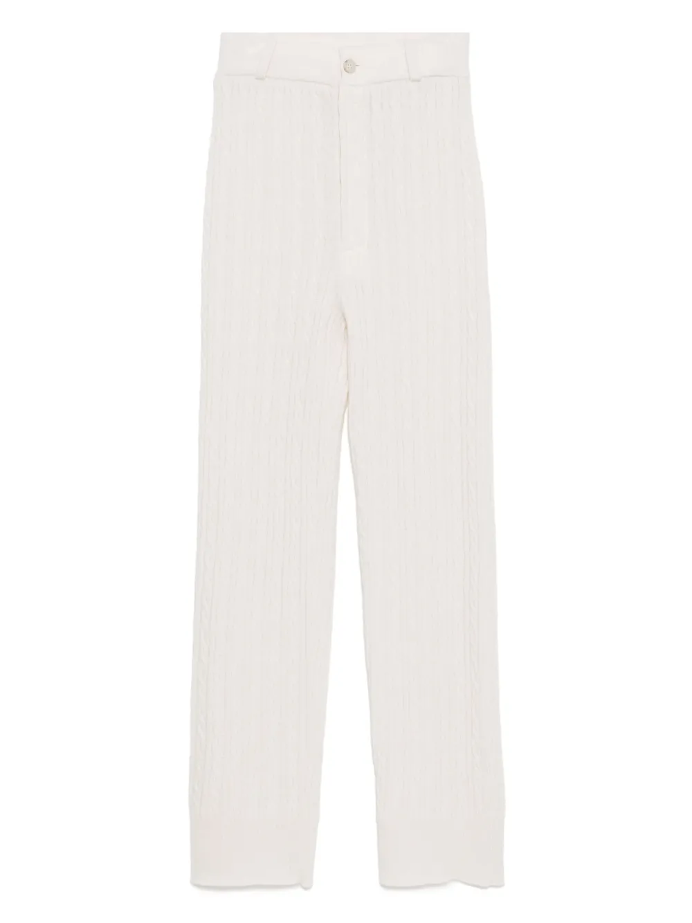 Guest In Residence Cable straight trousers | Neutrals | Image 1