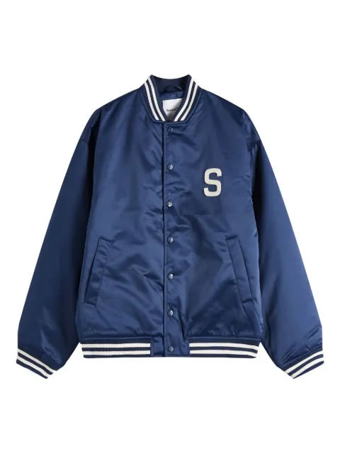 House of Sunny Satin Club bomber jacket