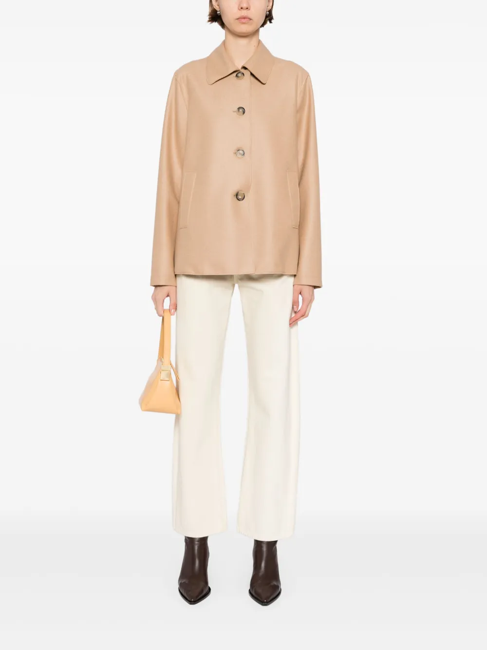 Harris Wharf London loden jack Beige