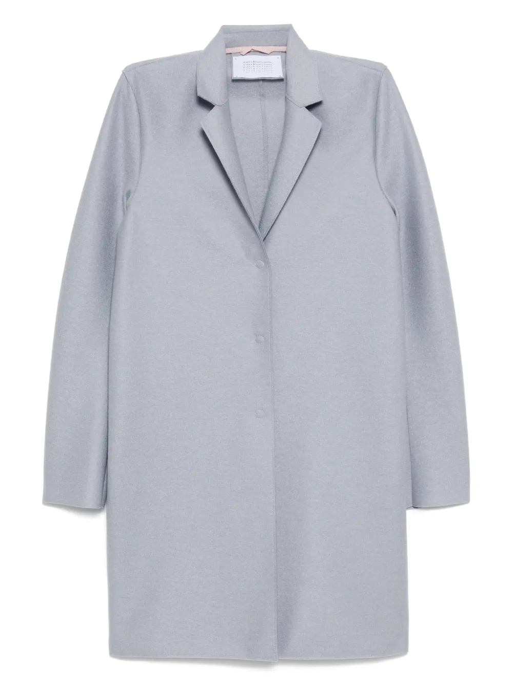 Harris Wharf London Coccon Coat In Gray