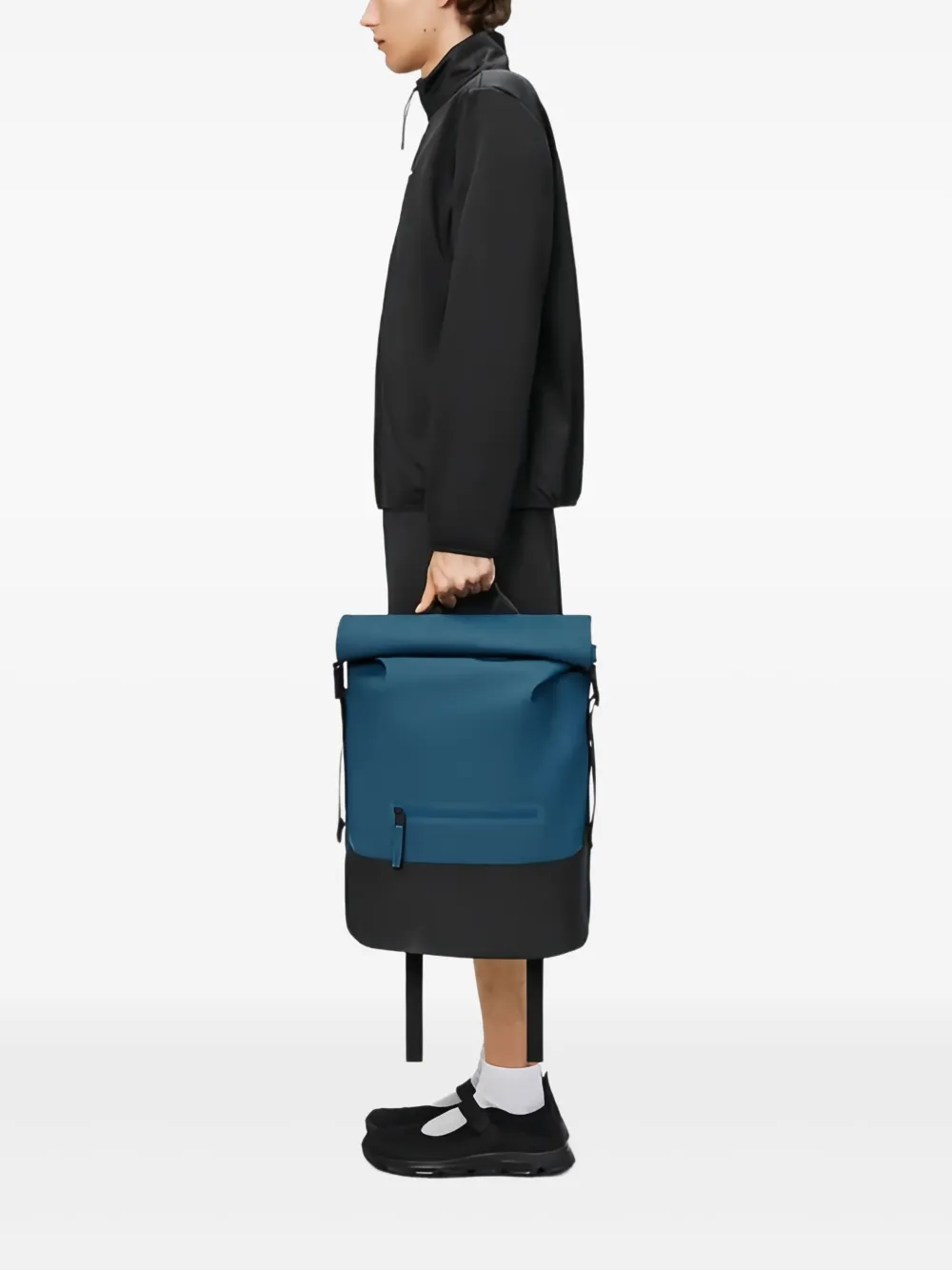 Rains  Trail roll-top backpack | Blue | Image 1