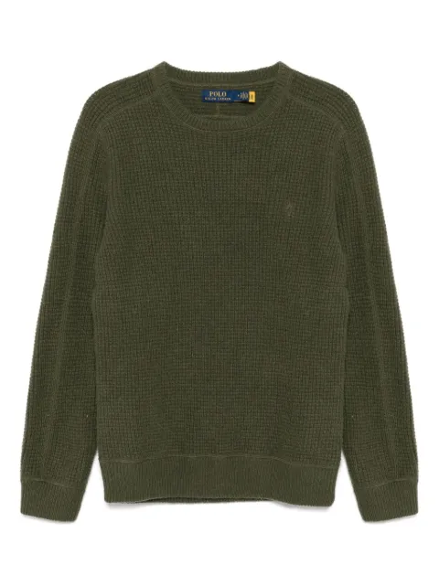 Polo Ralph Lauren Waffle-Knit Wool-Alpaca sweater