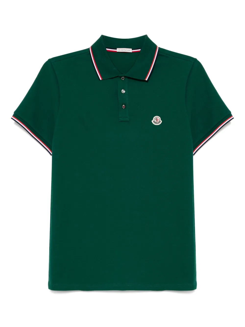 Moncler playera tipo polo con logo | verde | Image 1