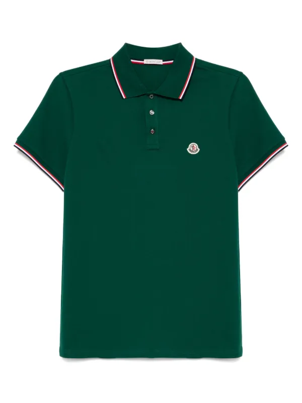 た*☆様 MONCLER ダークグリーン ポロシャツ Moncler ポロシャツ | グリーン | FARFETCH JP