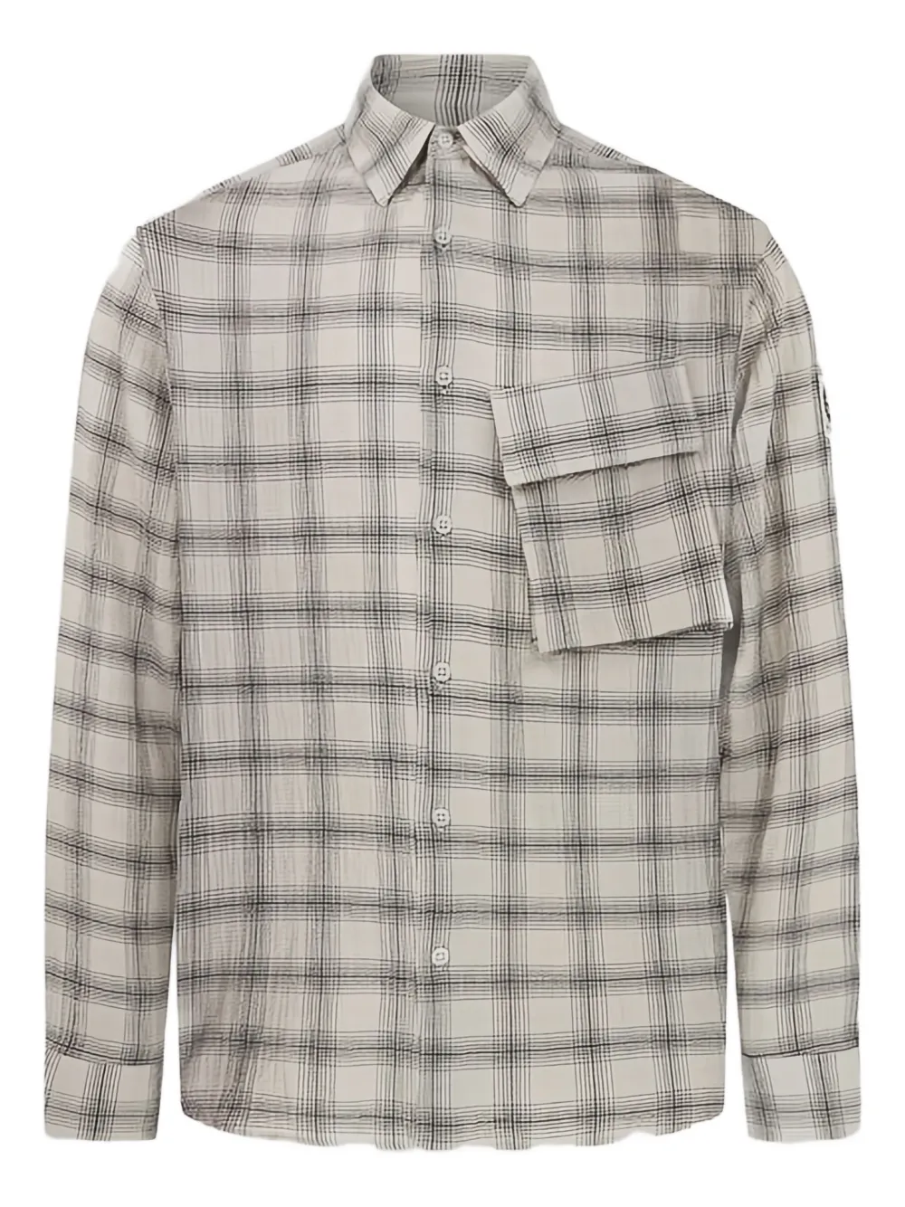 Belstaff Geruit overhemd Beige
