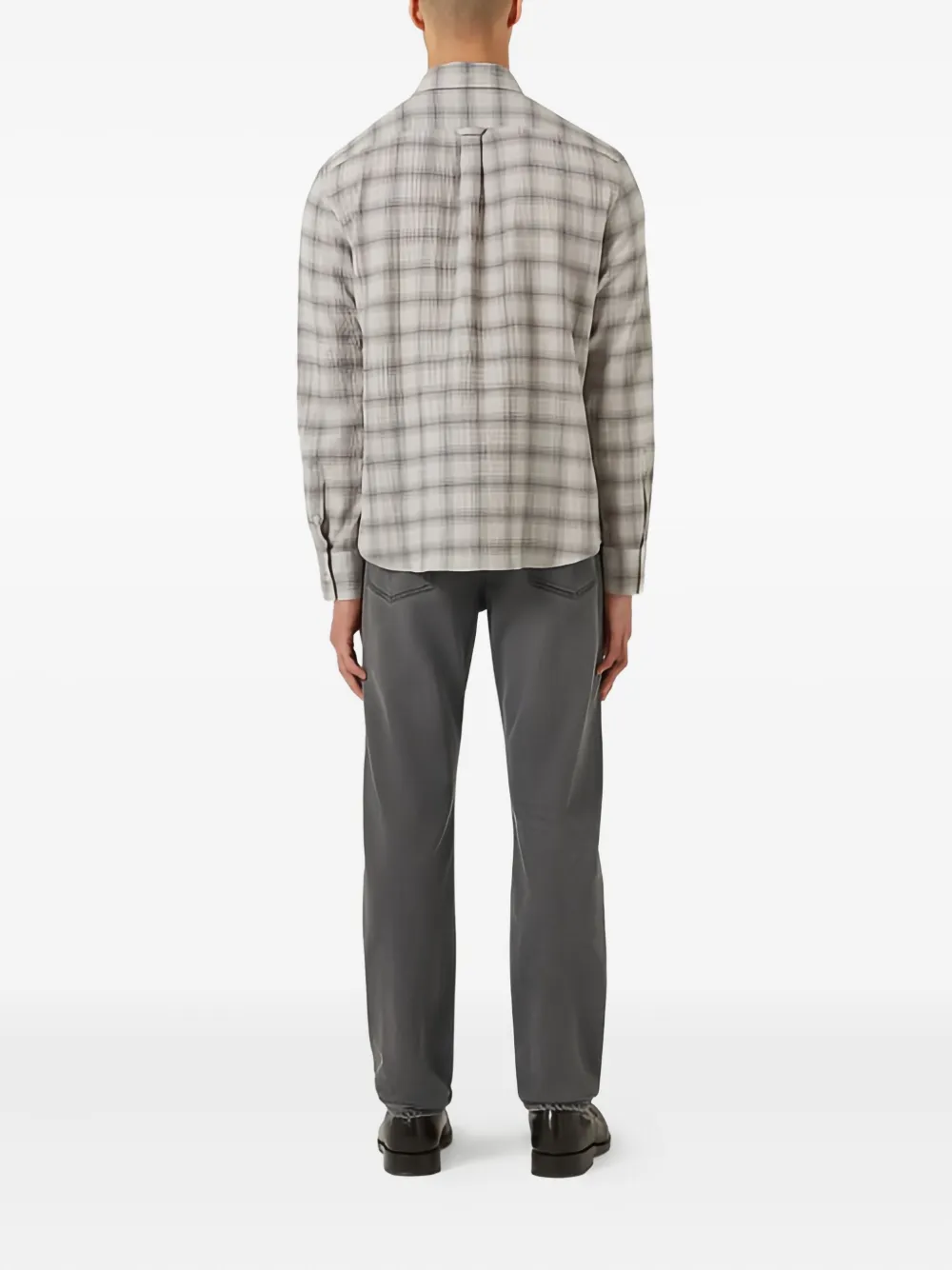 Belstaff Geruit overhemd Beige
