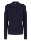 Belstaff half-zip polo jumper - Blue