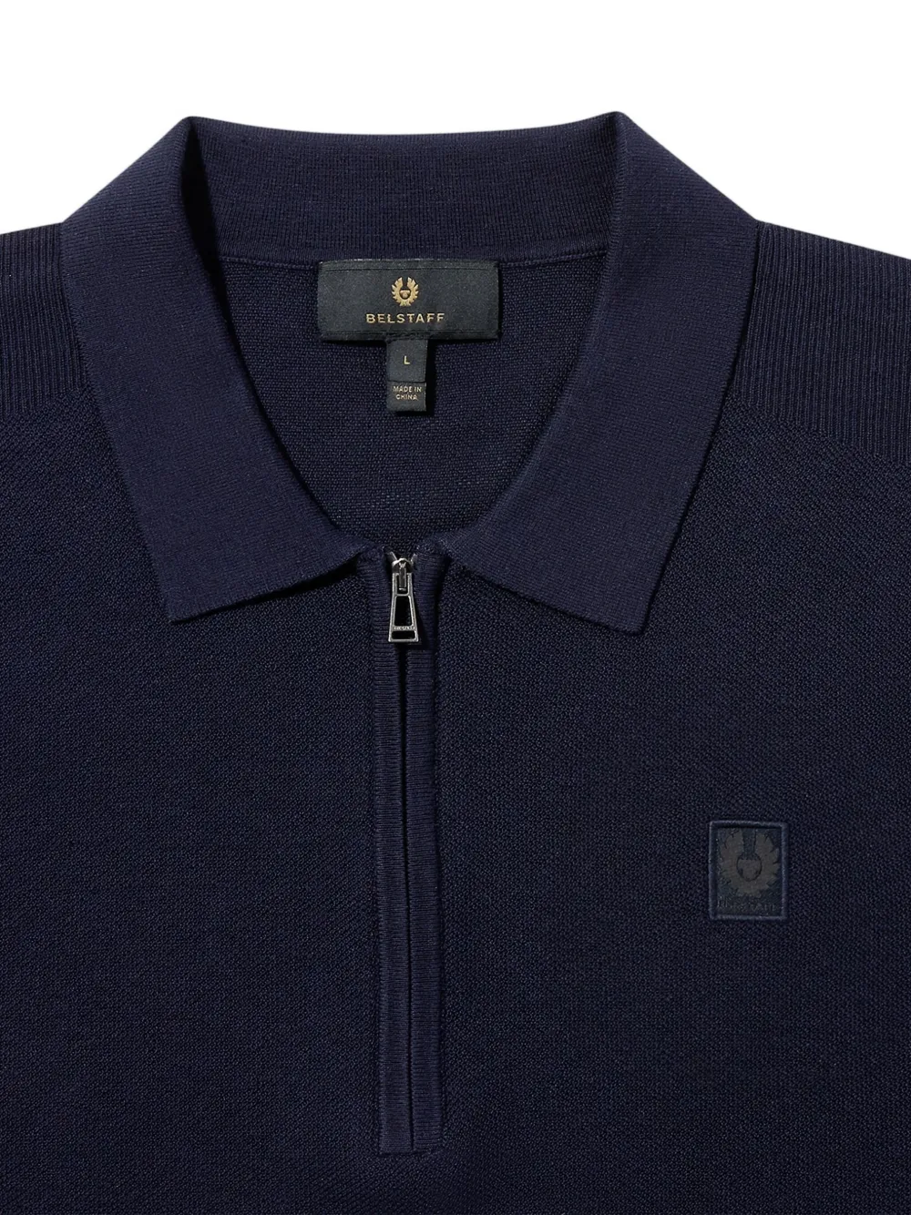 Belstaff Trui met halve rits - Blauw