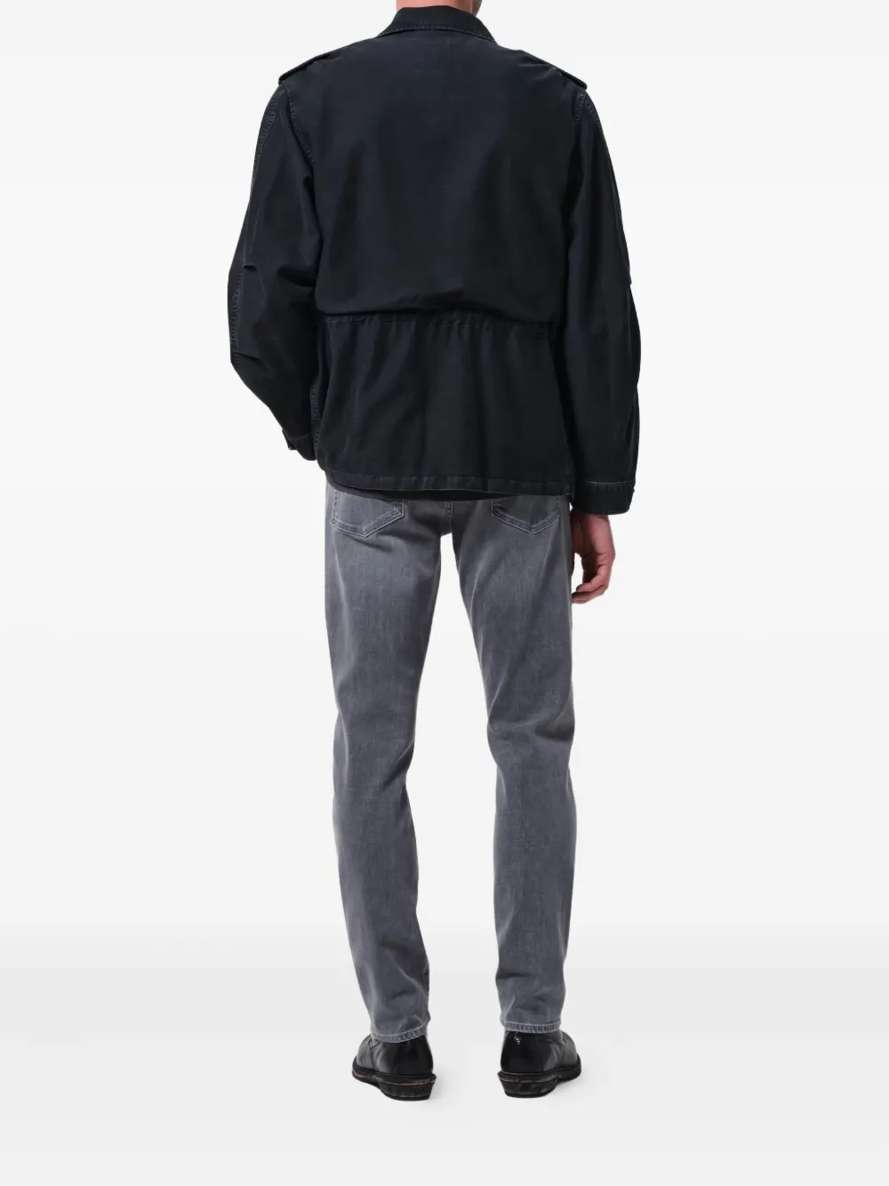Citizen Of Humanity Whiskering-effect Jeans In Gray