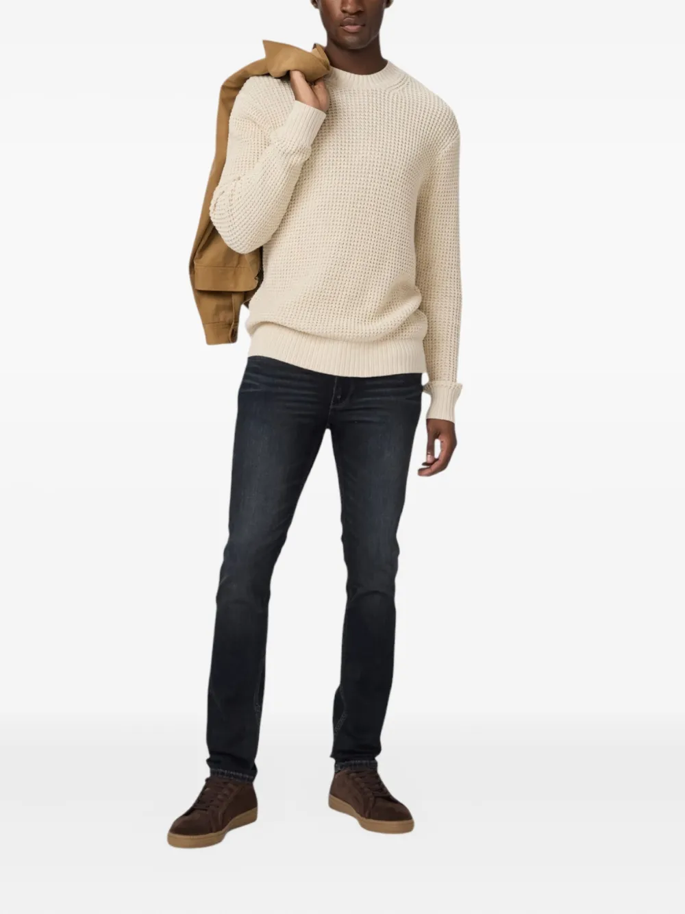 PAIGE Lennox five-pocket skinny jeans - Zwart