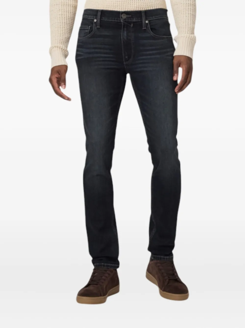 PAIGE Lennox five-pocket skinny jeans | Black | Image 1