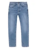 Nudie Jeans whiskering-effect jeans - Blue