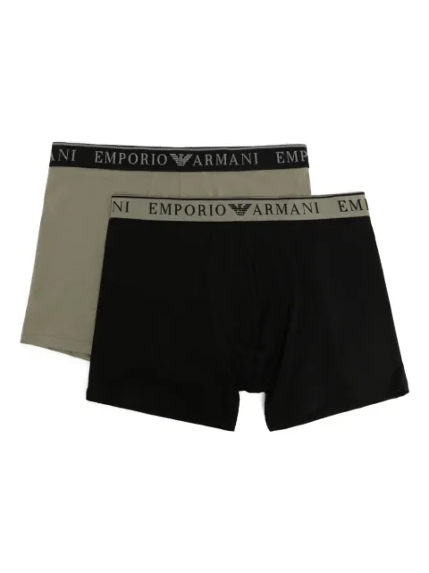 Emporio Armani logo-waistband boxers (pack of two)