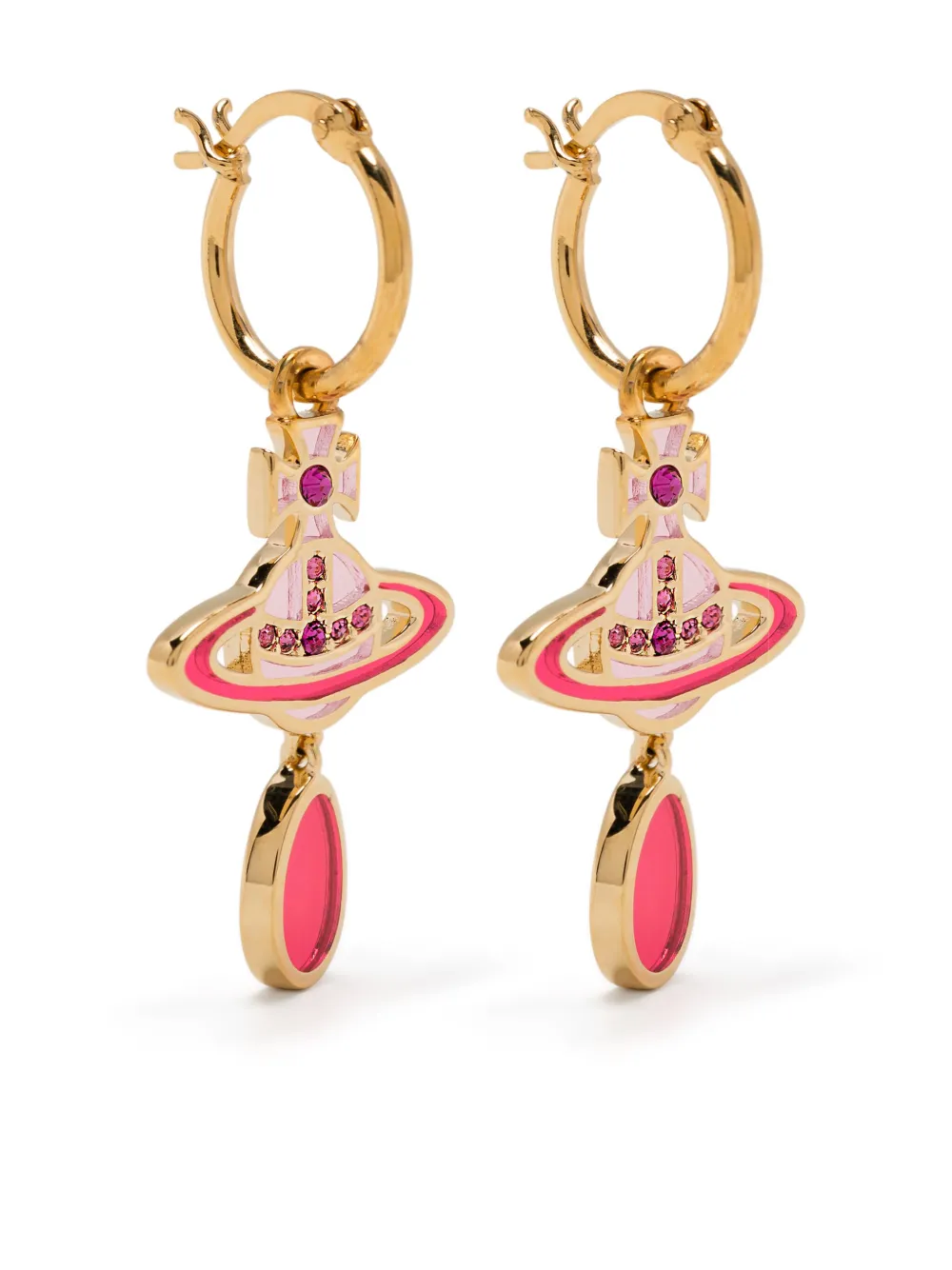 VivienneWestwood☆ CONCETTA DROP ピアス イエロー Vivienne Westwood Concetta ドロップピアス | ゴールドトーン