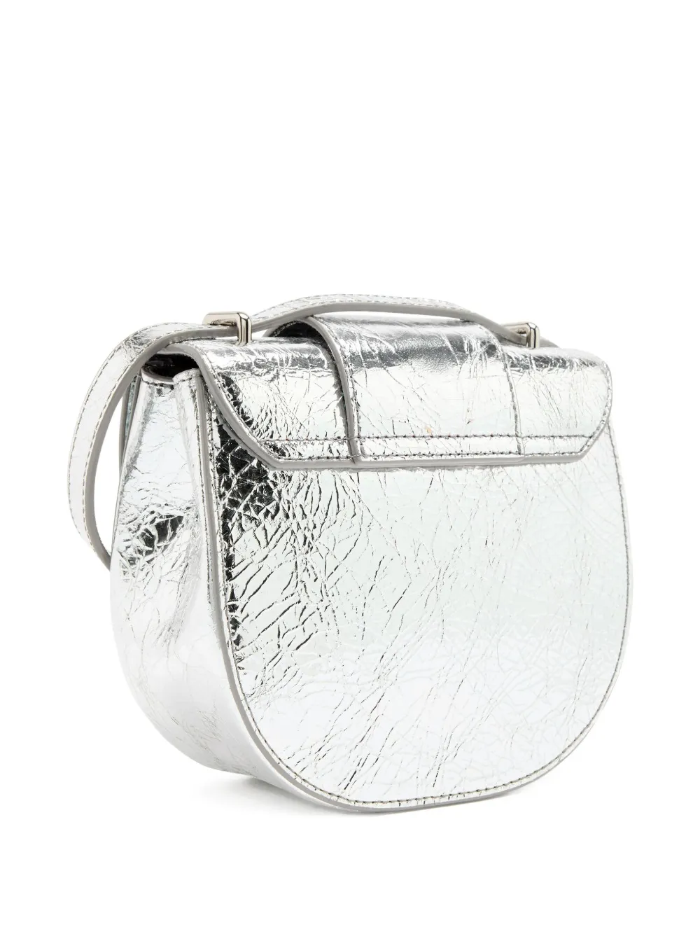 Vivienne Westwood Jodie Buckle-embellished Satchel In Gray