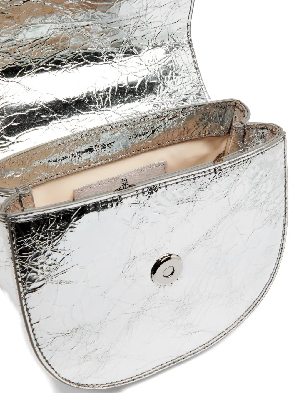 Vivienne Westwood Jodie Buckle-embellished Satchel In Gray