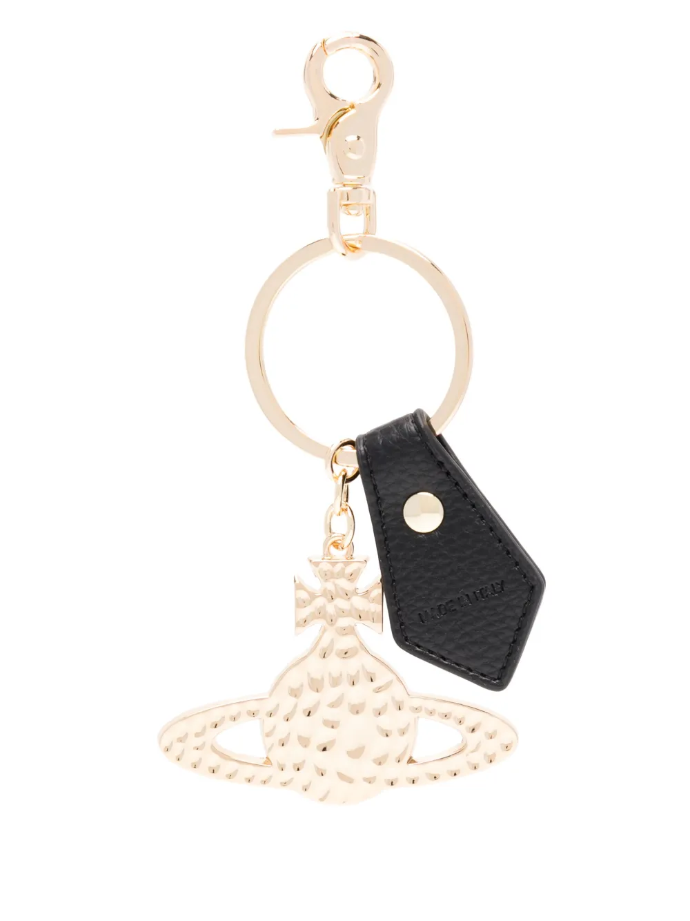 Vivienne Westwood Hammered Orb キーリング - ゴールドトーン Vivienne Westwood Hammered Orb キーリング - ゴールドトーン